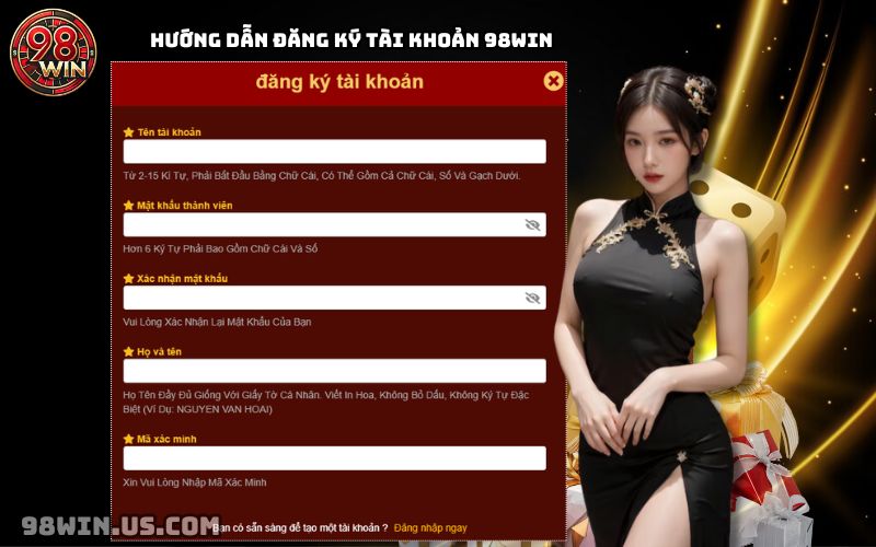 Đăng ký 98win